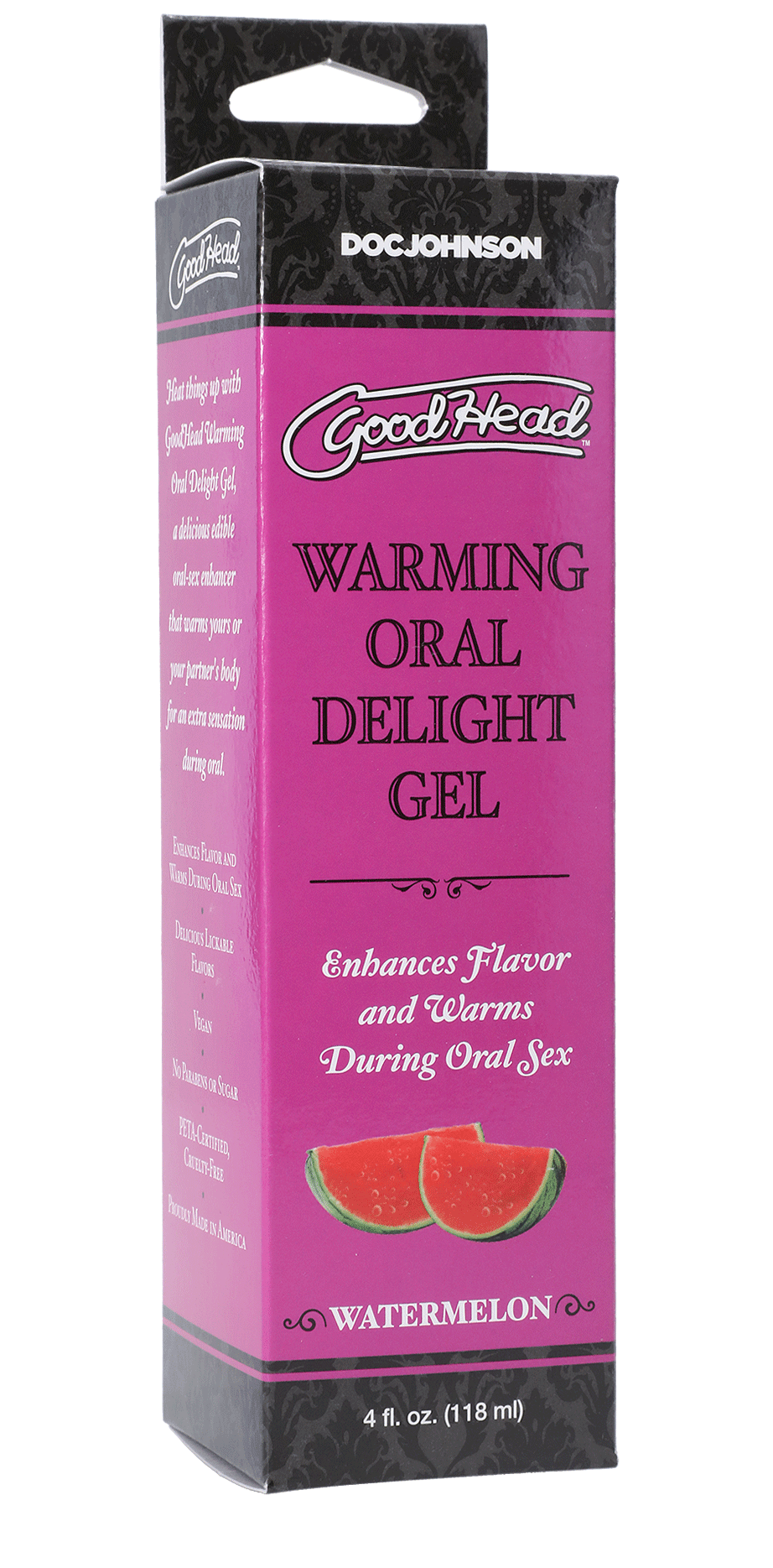 "Goodhead - Warming Oral Delight Gel - Watermelon - 4 Fl. Oz. DJ1361-14-BX"