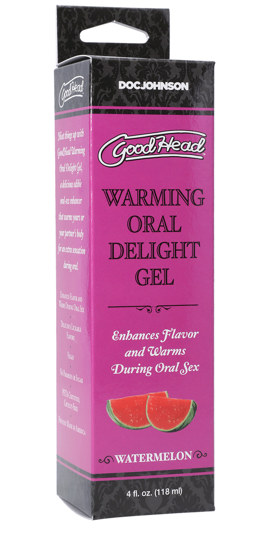 "Goodhead - Warming Oral Delight Gel - Watermelon - 4 Fl. Oz. DJ1361-14-BX"